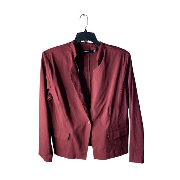 Briggs Blazer Jacket Womens 18 Notched Lapel Single Button Long Sleeve Stretch - Picture 5 of 8